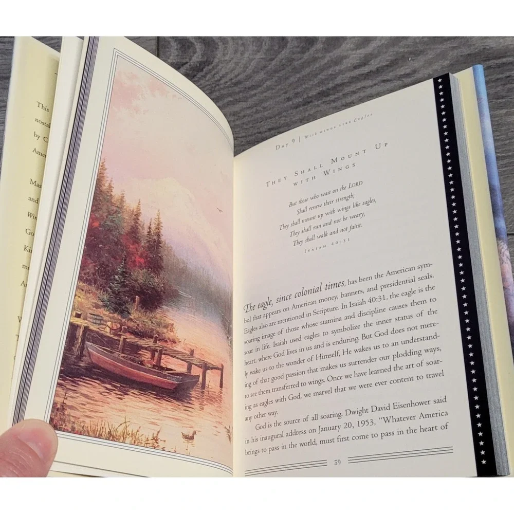 Thomas Kinkade With Wings Like Eagles A Devotional (Hardcover)